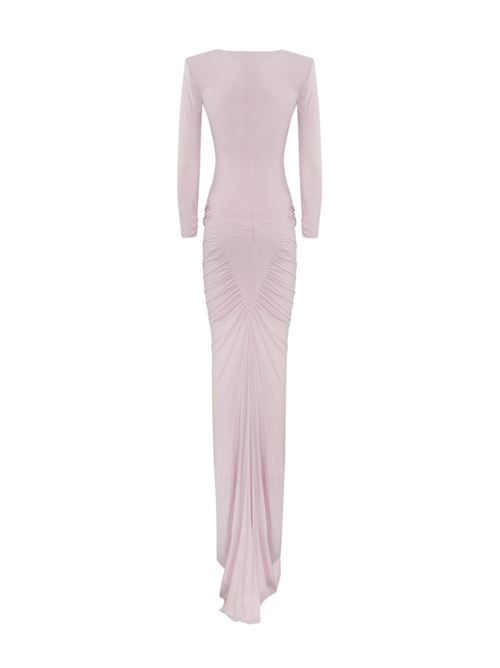 Abito Red Carpet in jersey cupro con cut-out e coda Elisabetta Franchi | ABR3251E2544